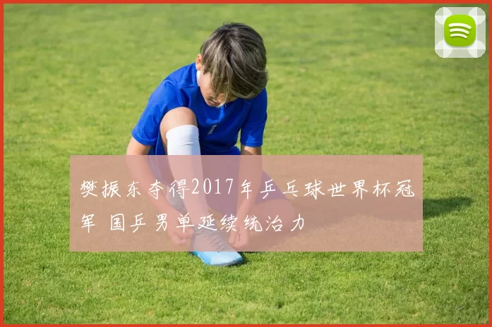 樊振东夺得2017年乒乓球世界杯冠军 国乒男单延续统治力